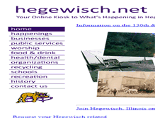 Tablet Screenshot of hegewisch.net
